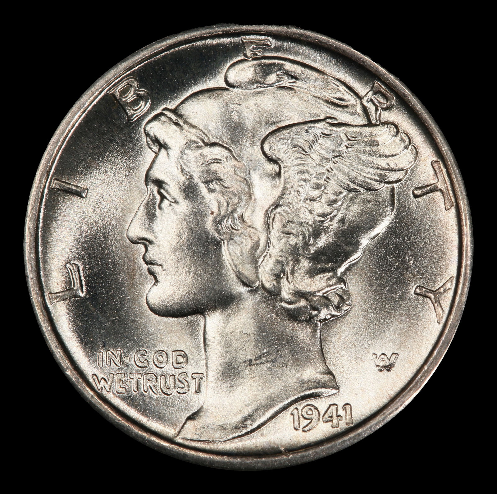 1941-d Mercury Dime 10c ms67 fsb SEGS - 2