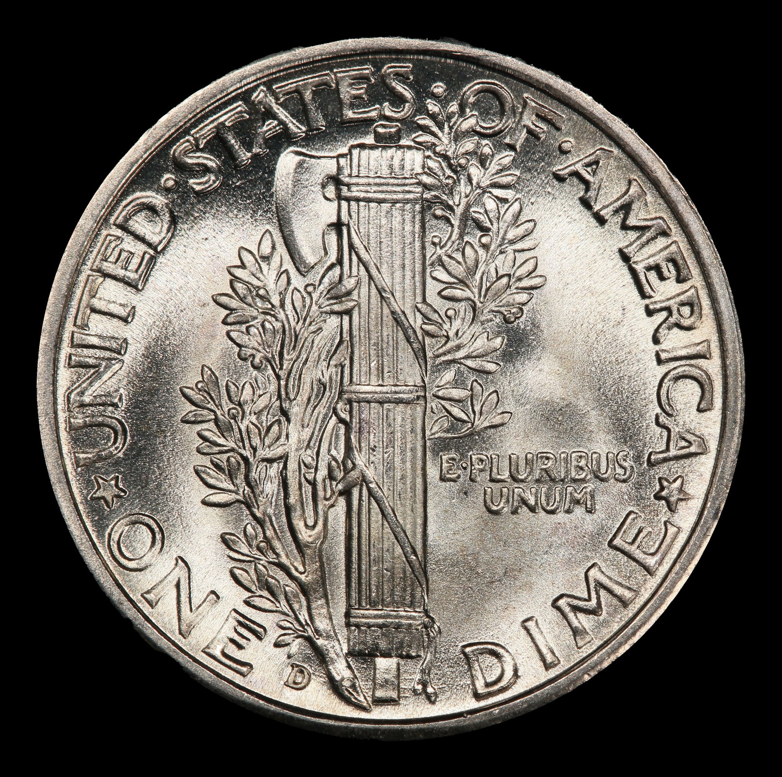 1941-d Mercury Dime 10c ms67 fsb SEGS - 3