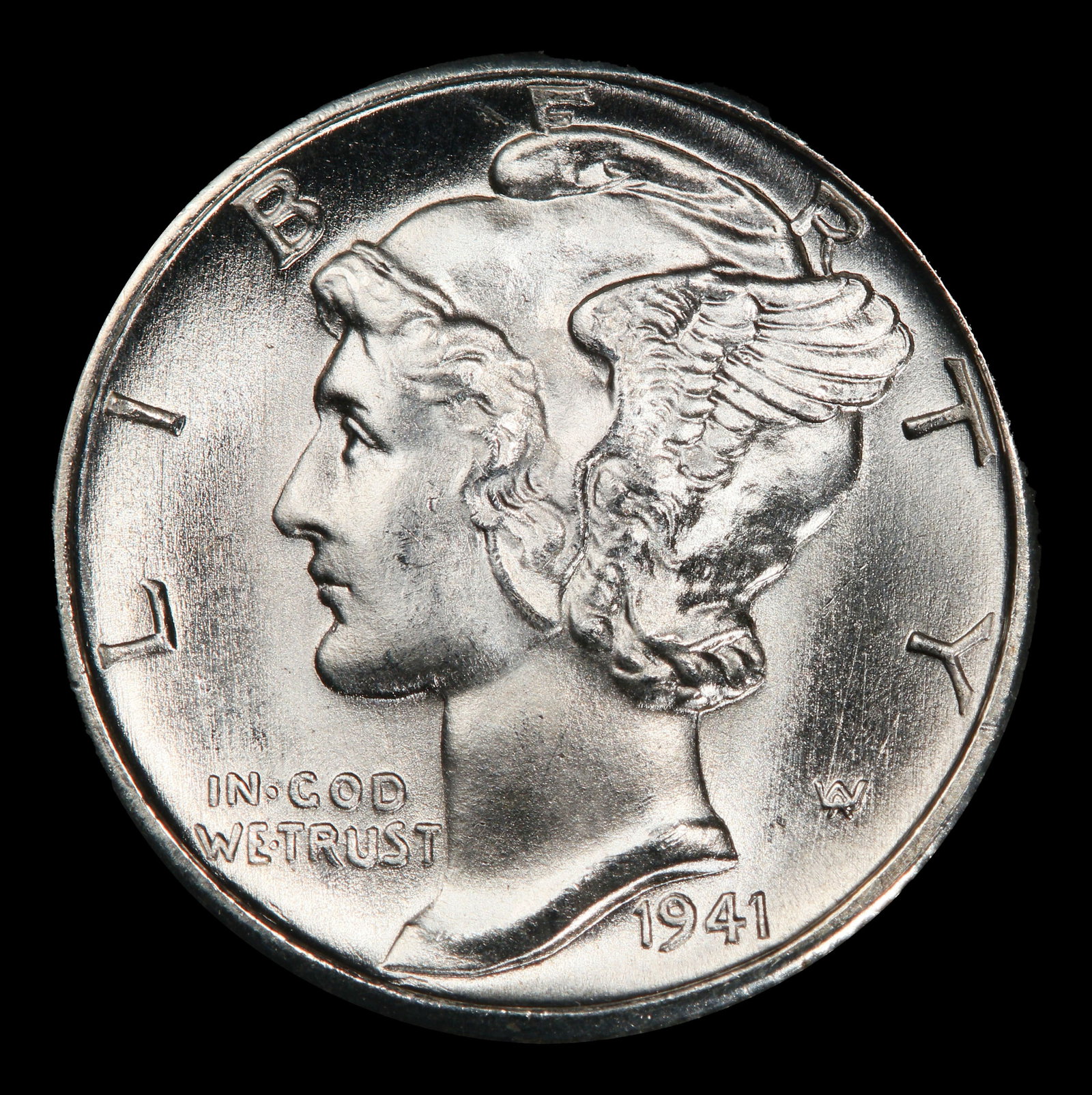 1941-d Mercury Dime 10c ms67 fsb SEGS - 2