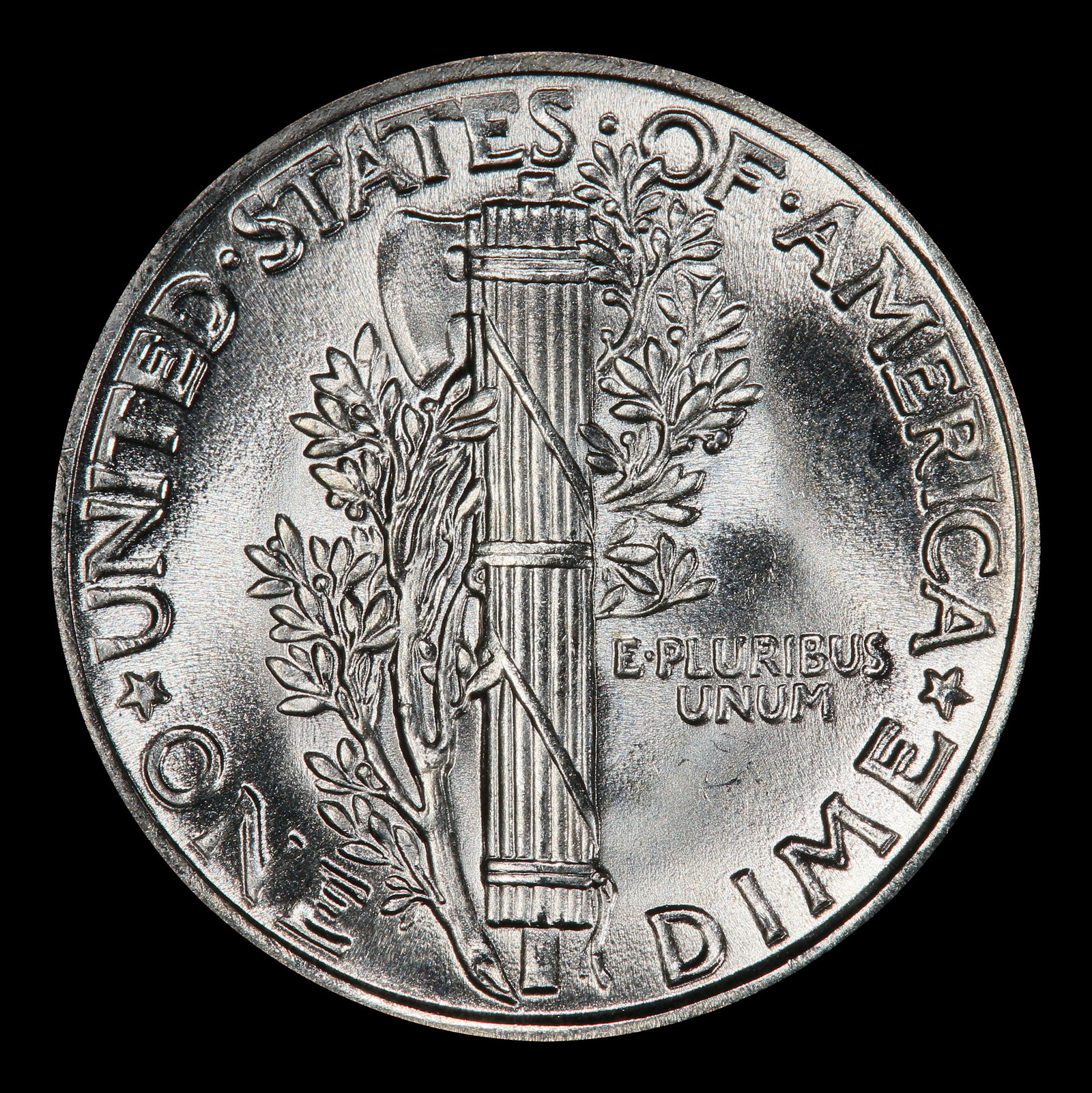 1941-p Mercury Dime Near Top Pop! 10c ms68 FSB SEGS - 3