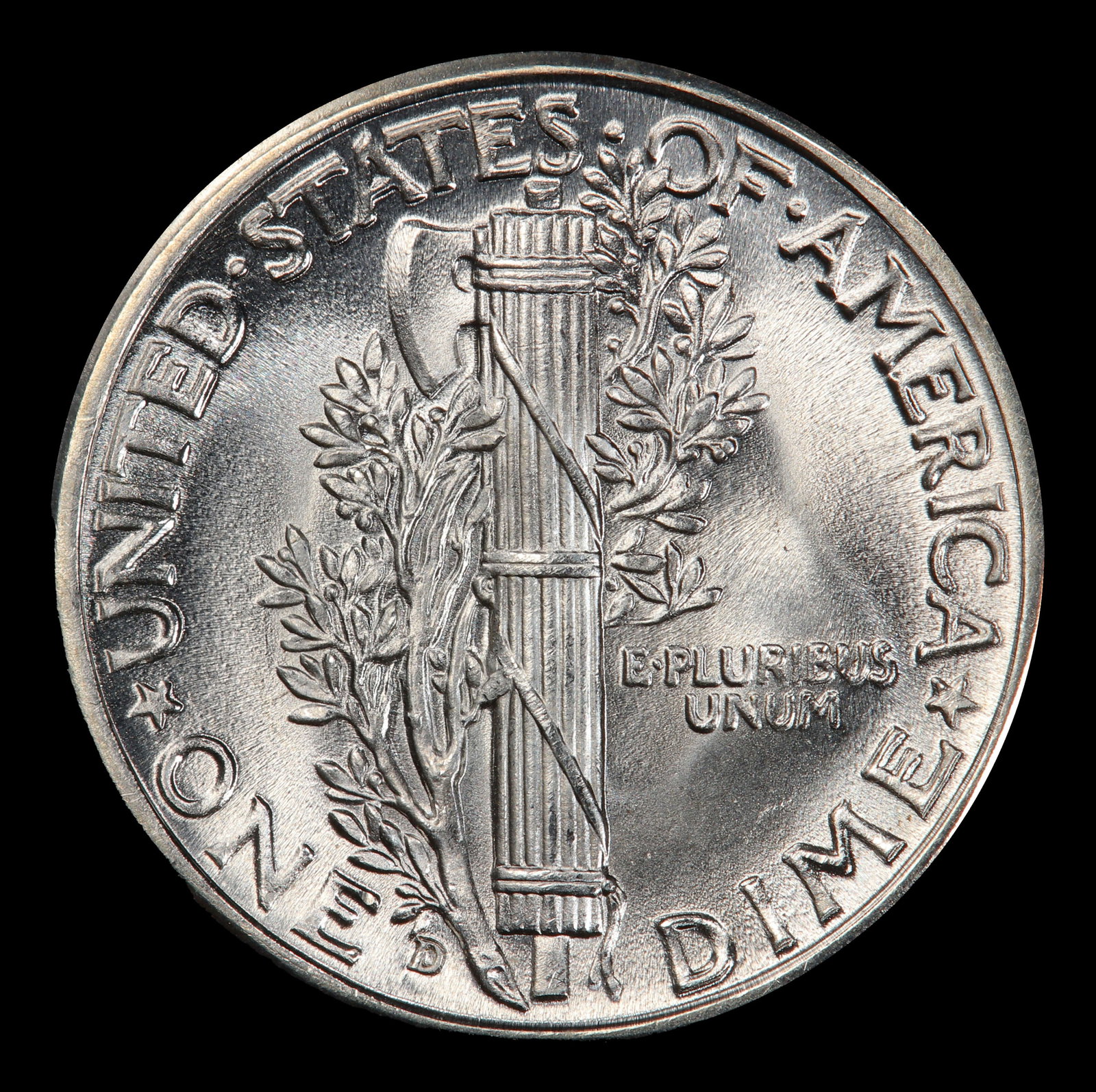 1942-d Mercury Dime Near Top Pop! 10c ms68 FSB SEGS - 3