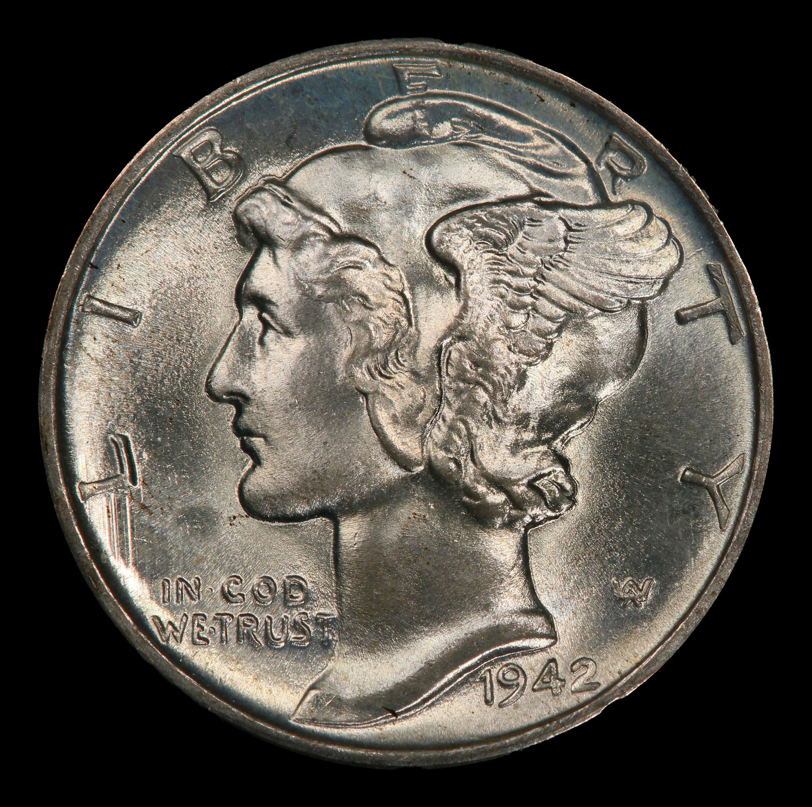 1942-p Mercury Dime Near Top Pop! 10c ms68 FSB SEGS - 2