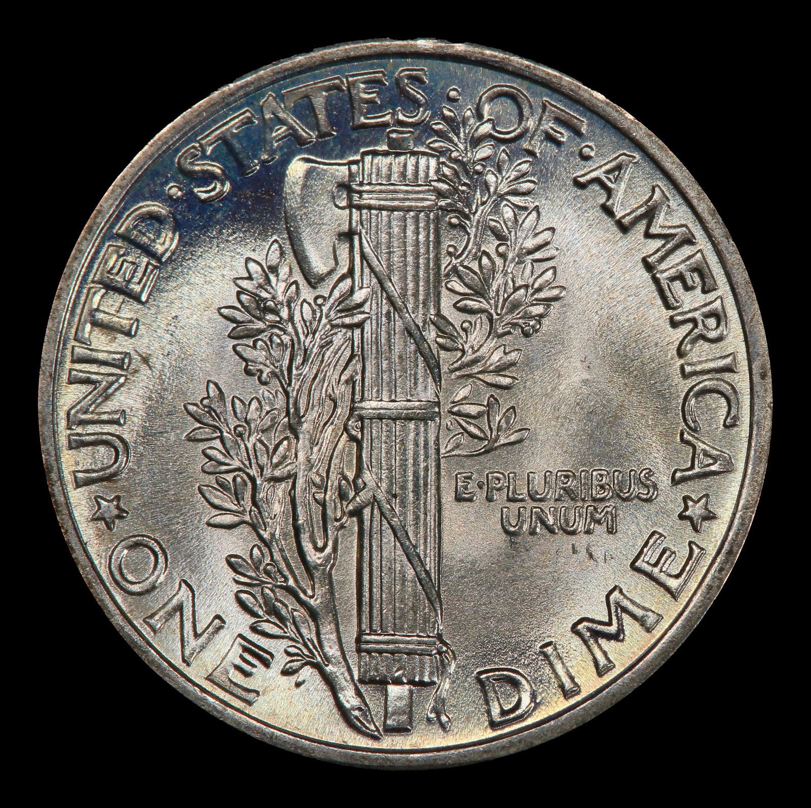 1942-p Mercury Dime Near Top Pop! 10c ms68 FSB SEGS - 3