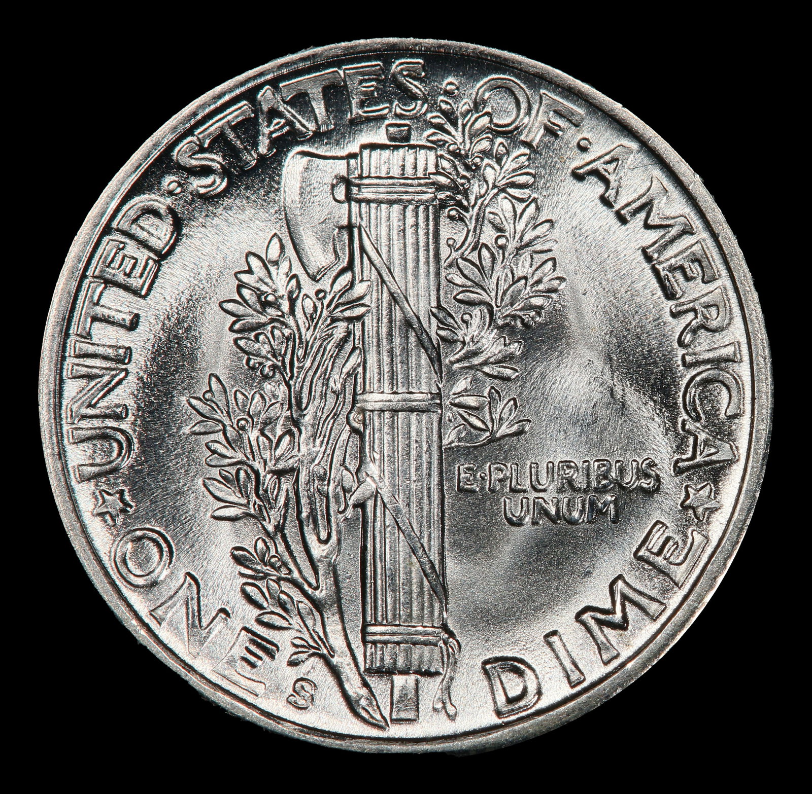 1942-s Mercury Dime 10c ms67 fsb SEGS - 3