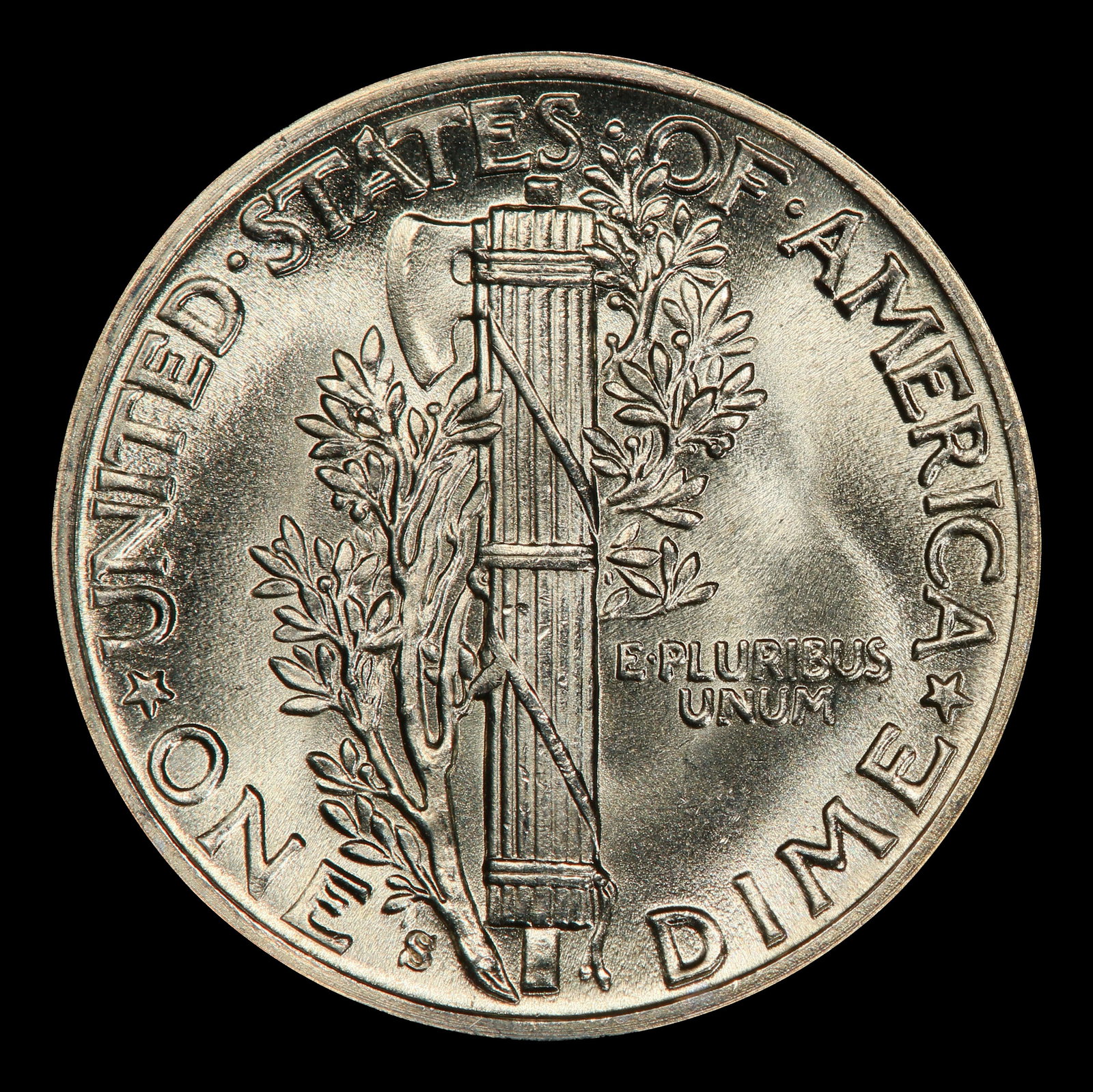 1942-s Mercury Dime Near Top Pop! 10c ms67+ fsb SEGS - 3