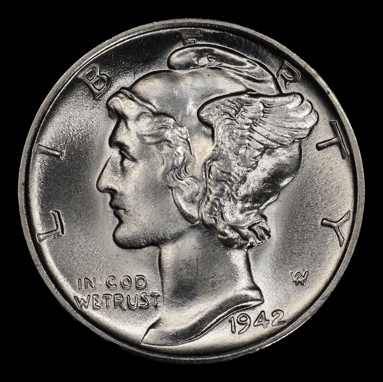 1942-s Mercury Dime Near Top Pop! 10c ms67+ fsb SEGS - 2