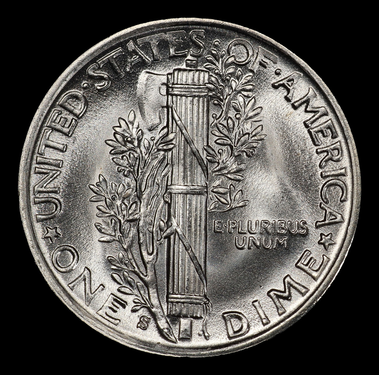 1942-s Mercury Dime Near Top Pop! 10c ms67+ fsb SEGS - 3