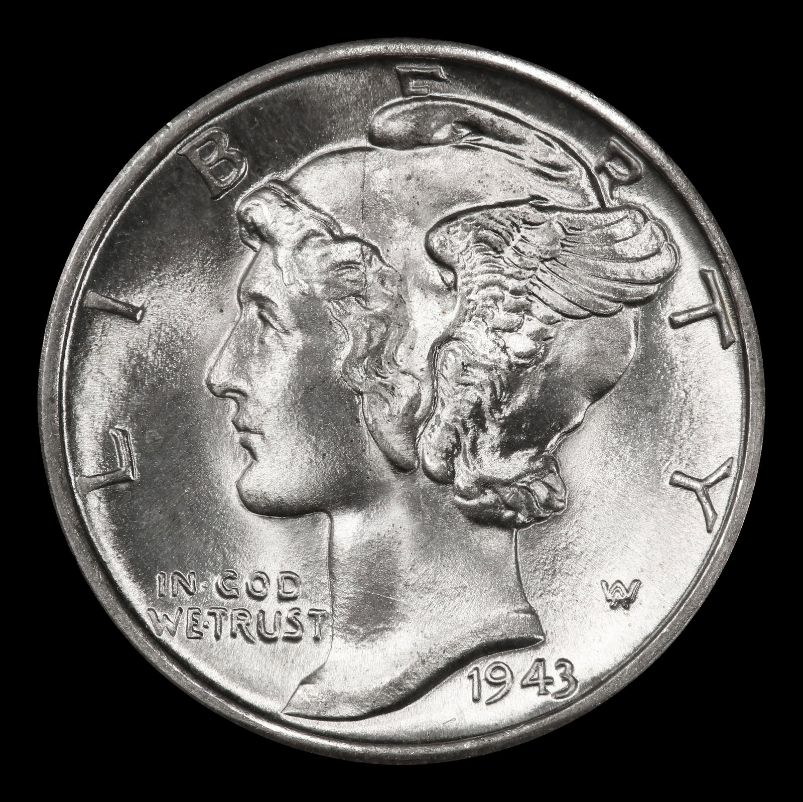 1943-d Mercury Dime Near Top Pop! 10c ms68 FSB SEGS - 2