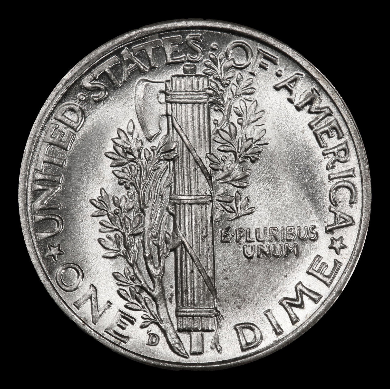 1943-d Mercury Dime Near Top Pop! 10c ms68 FSB SEGS - 3