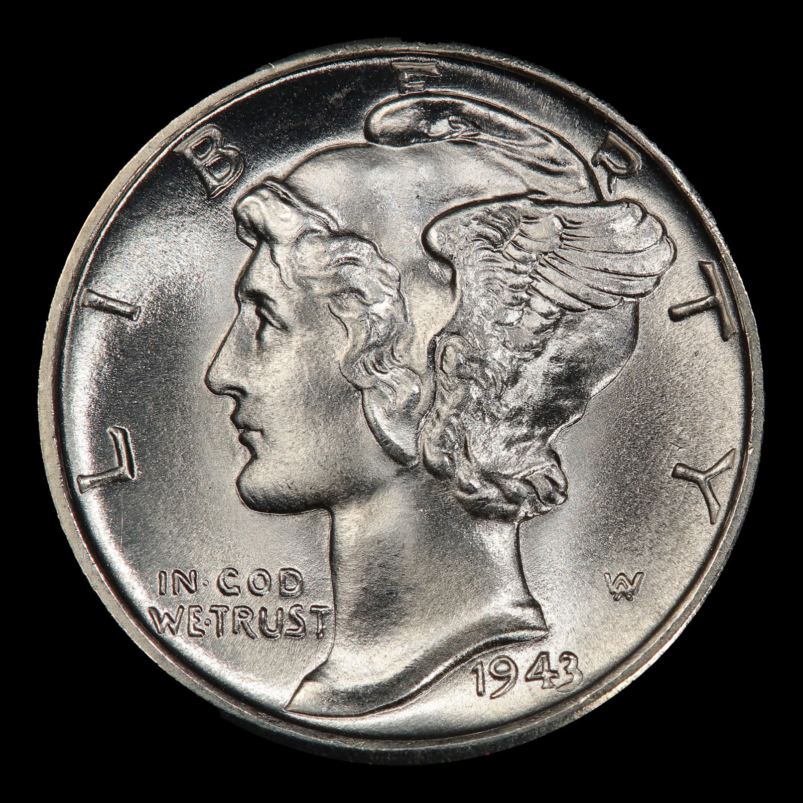 1943-s Mercury Dime Near Top Pop! 10c ms67+ fsb SEGS - 2