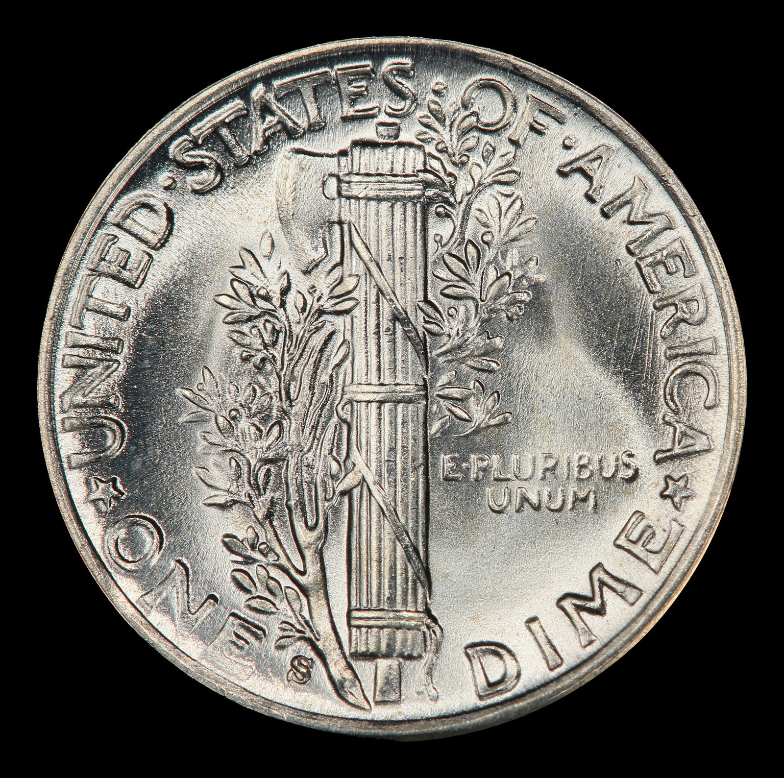 1943-s Mercury Dime Near Top Pop! 10c ms68 FSB SEGS - 3