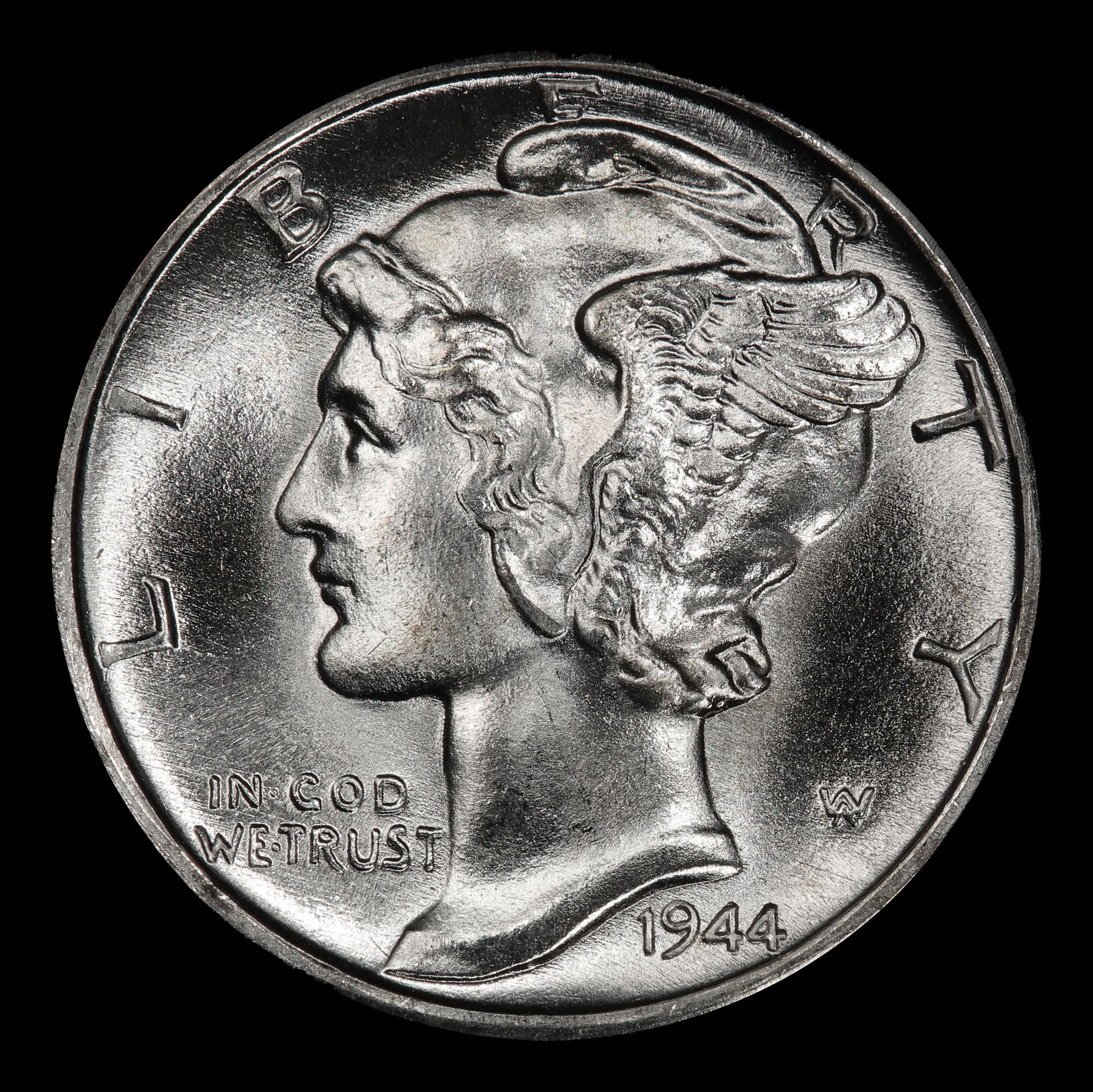 1944-d Mercury Dime Near Top Pop! 10c ms68 FSB SEGS - 2