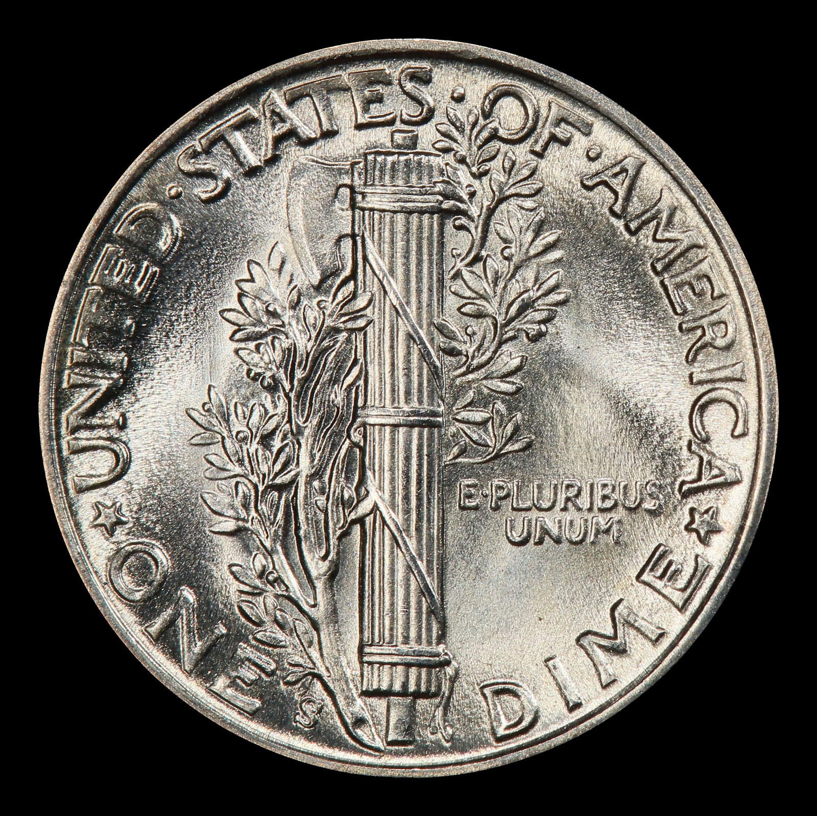 1944-s Mercury Dime Near Top Pop! 10c ms68 FSB SEGS - 3