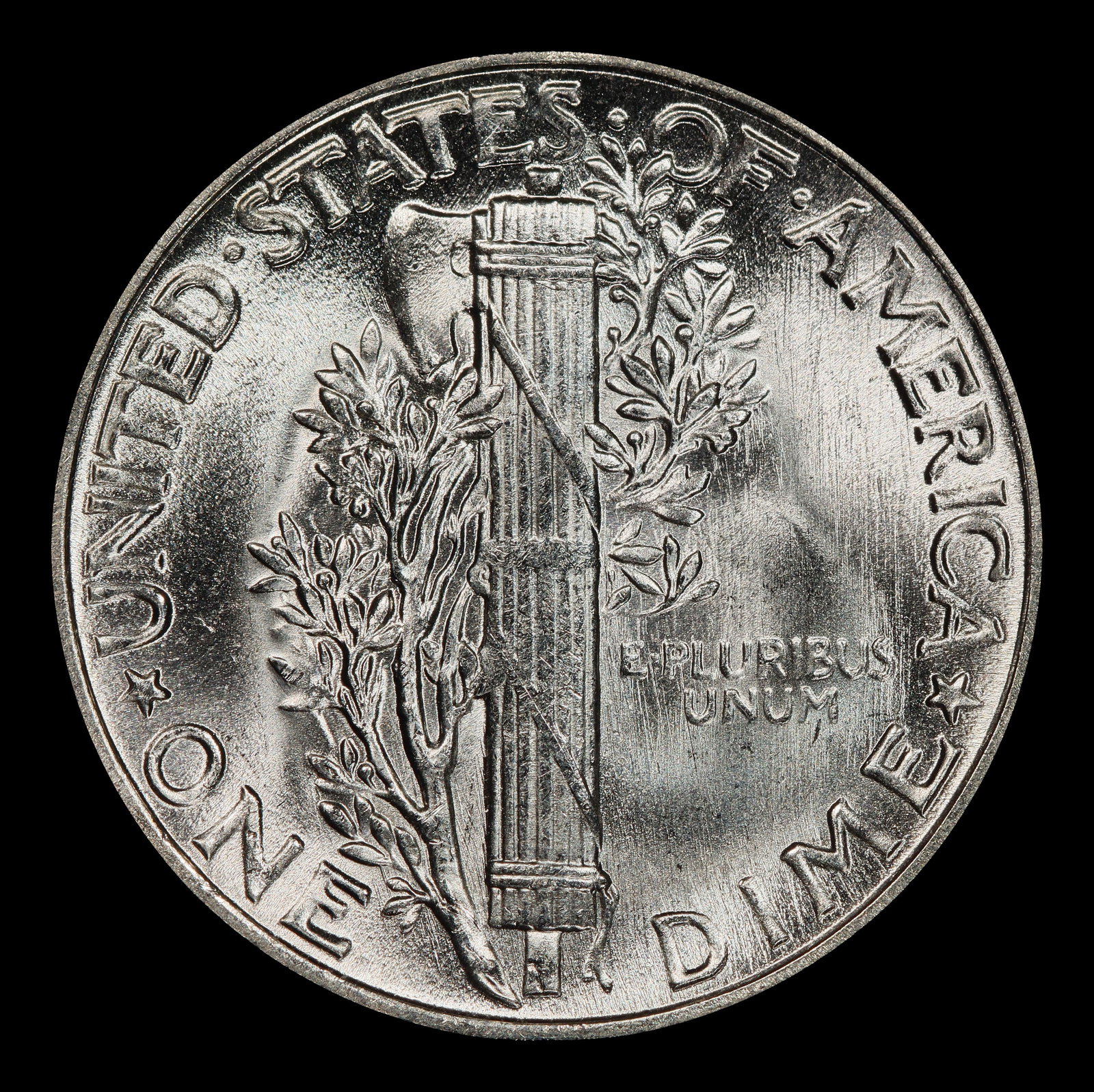1945-p Mercury Dime 10c ms67 SEGS - 3