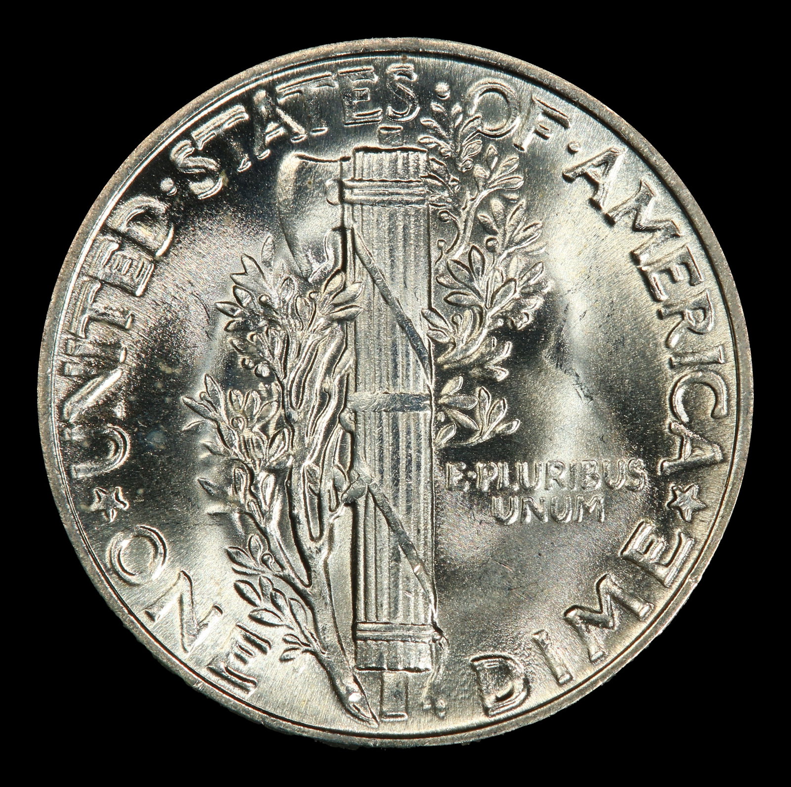1945-p Mercury Dime 10c ms67 SEGS - 3