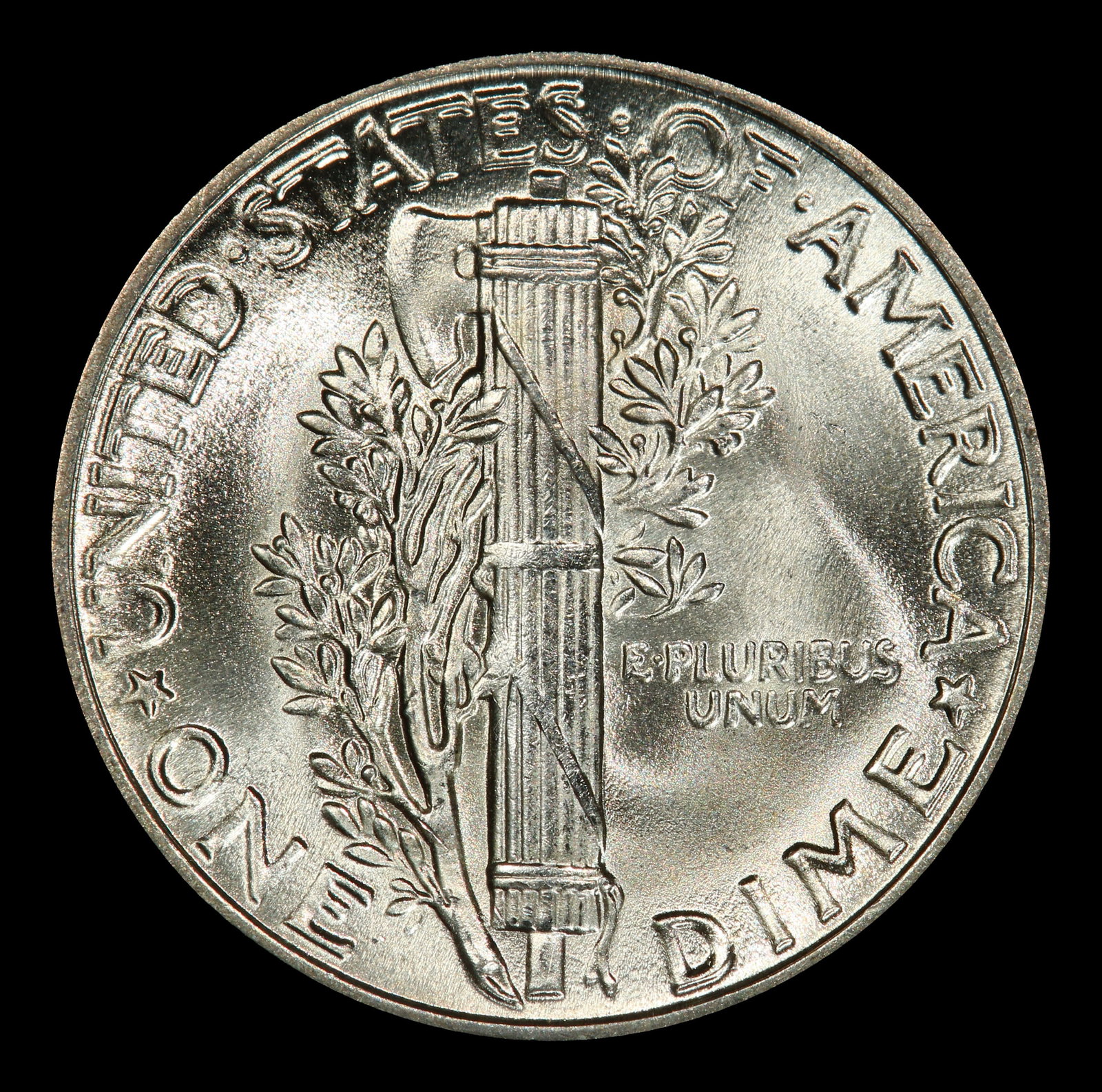 1945-p Mercury Dime 10c ms67 SEGS - 3