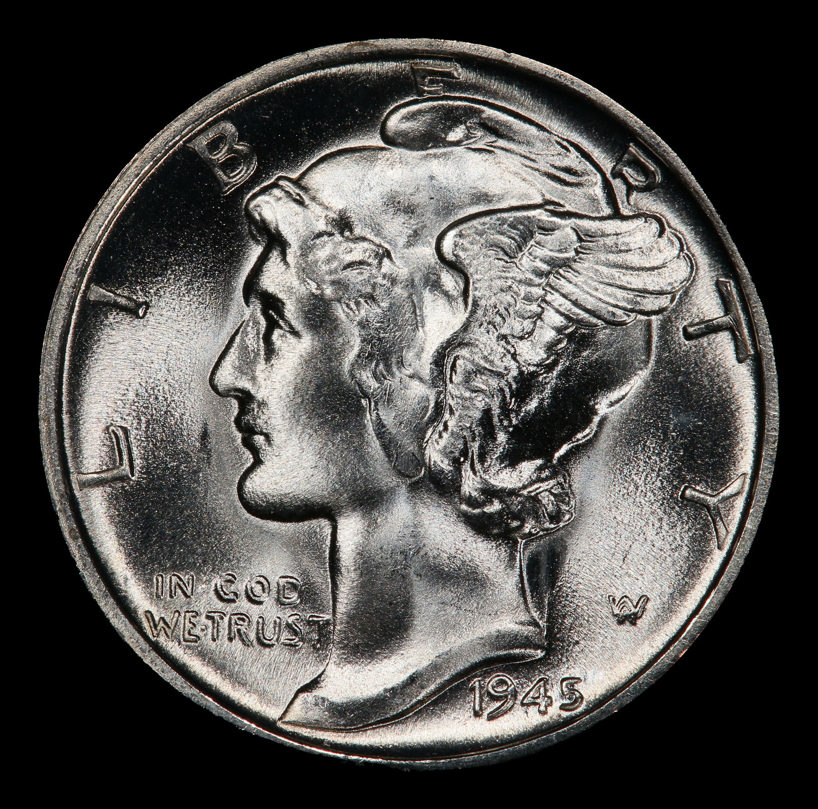 1945-p Mercury Dime Near Top Pop! 10c ms68 SEGS - 2