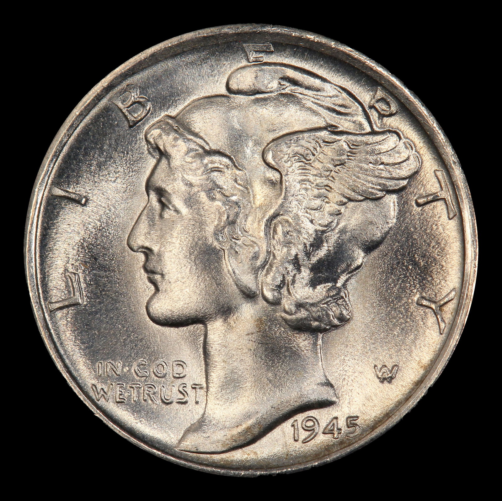 1945-s Mercury Dime Near Top Pop! 10c ms68 FSB SEGS - 2