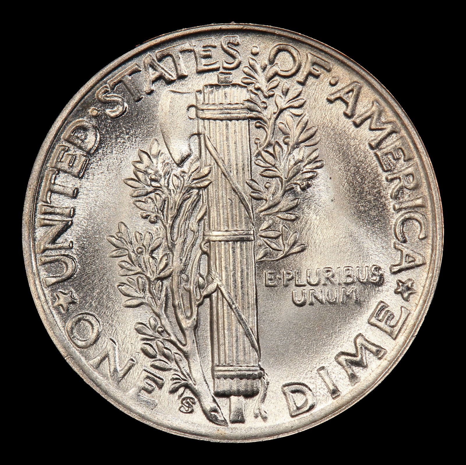 1945-s Mercury Dime Near Top Pop! 10c ms68 FSB SEGS - 3