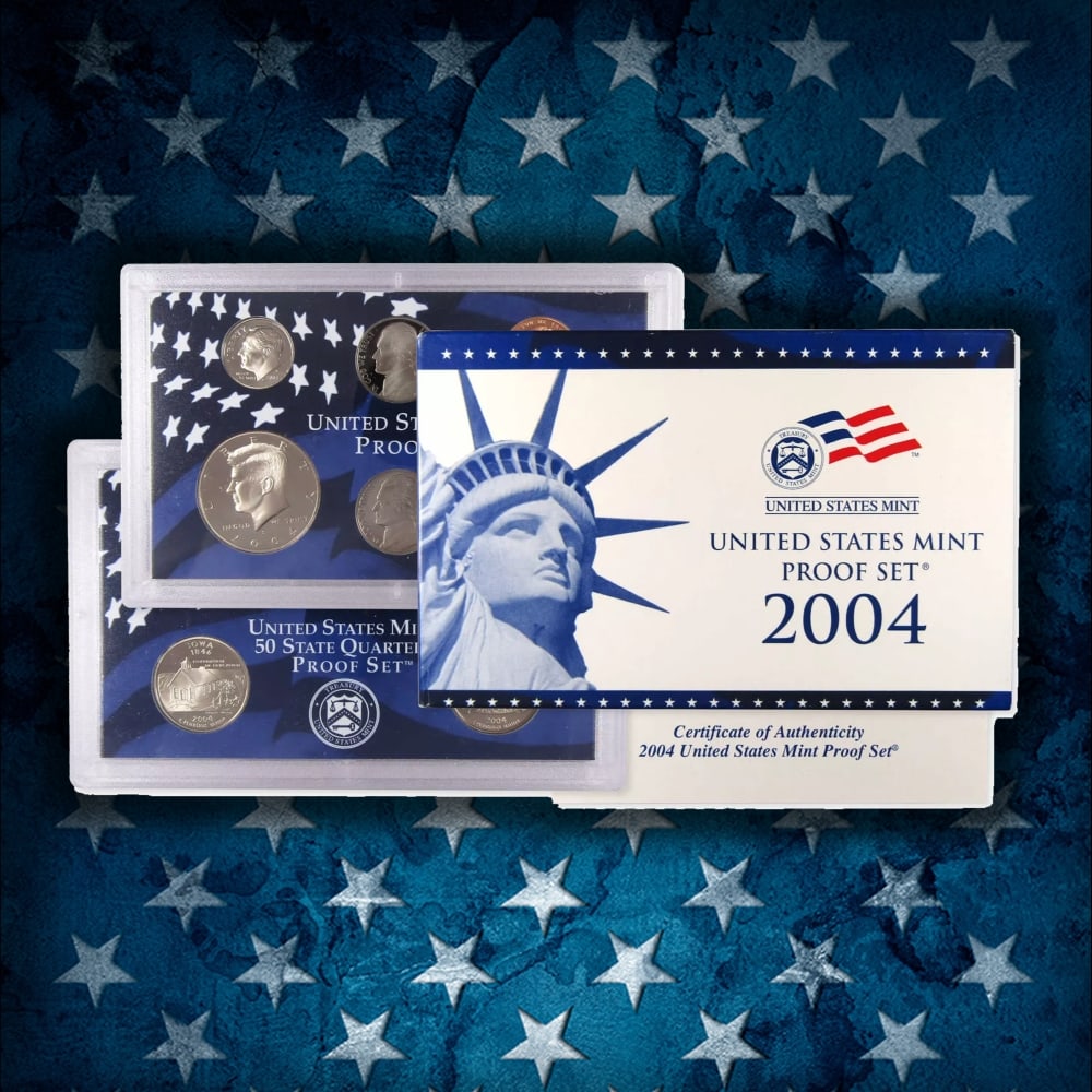 1999-2009 Full Proof Set Run - 127 Coins, 11 Sets Complete 50 State Quarters, Territories Run, & ... - 7