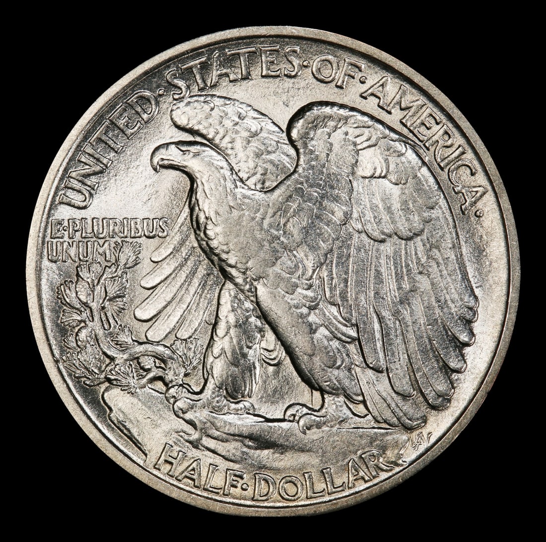 1916-p Walking Liberty Half Dollar 50c au58 SEGS - 3