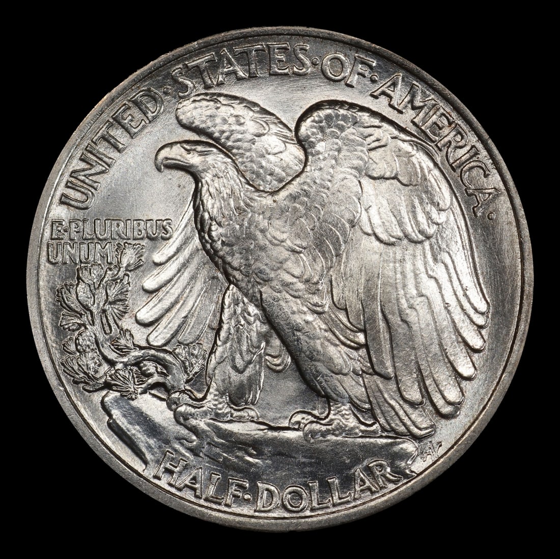 1937-p Walking Liberty Half Dollar 50c ms66+ SEGS - 3
