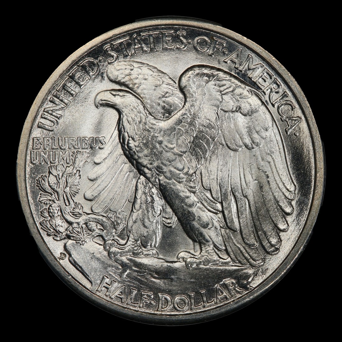 1941-d Walking Liberty Half Dollar Near Top Pop 50c ms67 SEGS - 3