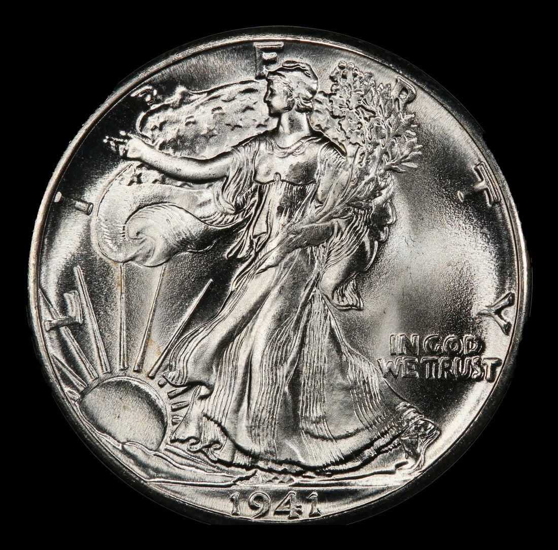 1941-p Walking Liberty Half Dollar 50c ms67 SEGS - 2