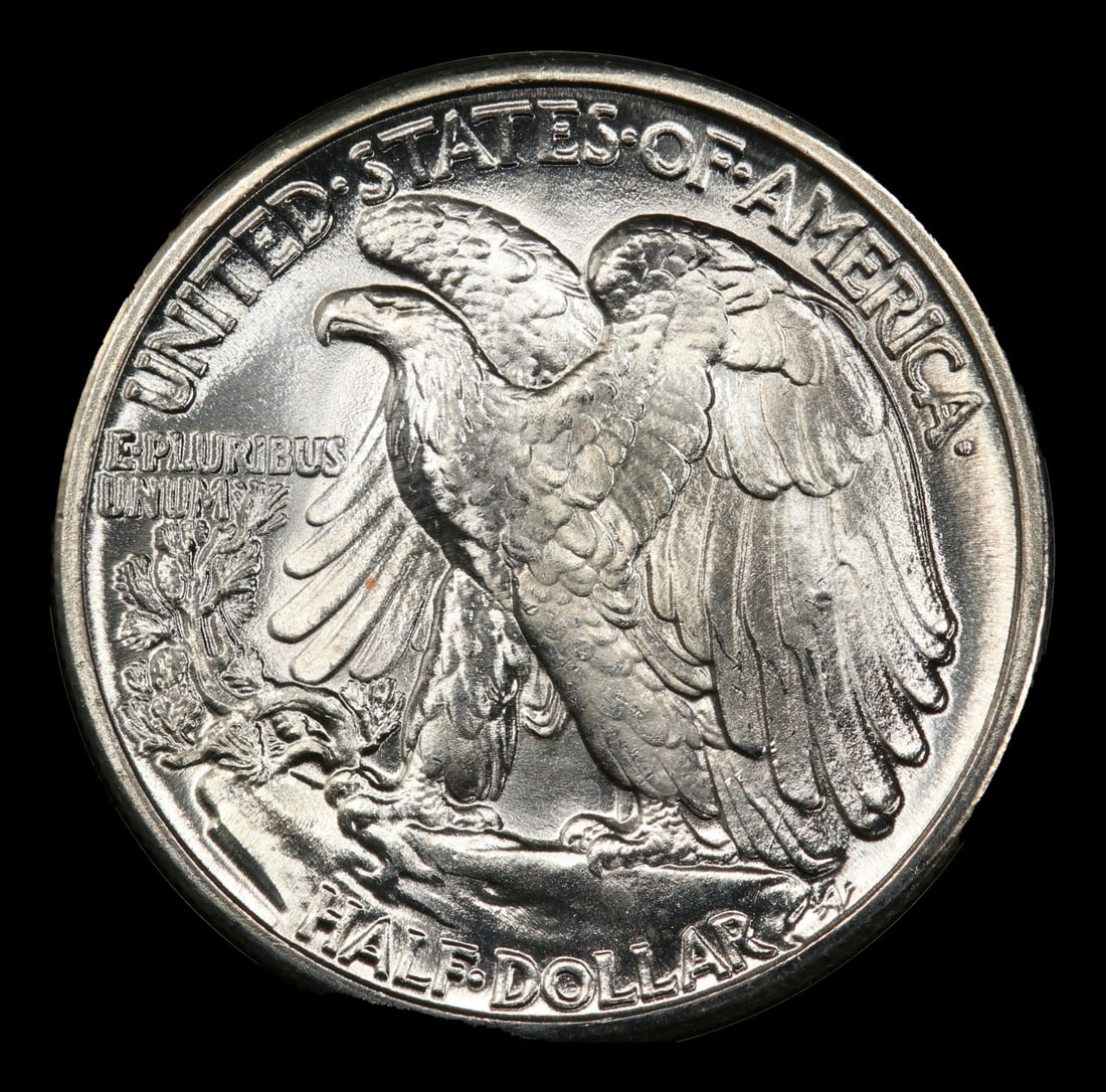 1941-p Walking Liberty Half Dollar Near Top Pop 50c ms67+ SEGS - 3