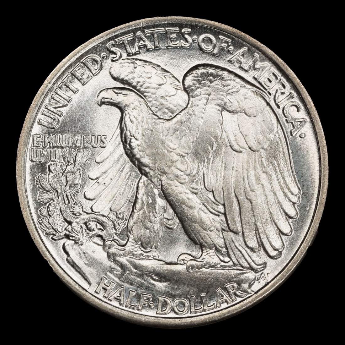 1943-p Walking Liberty Half Dollar Near Top Pop 50c ms67+ SEGS - 3