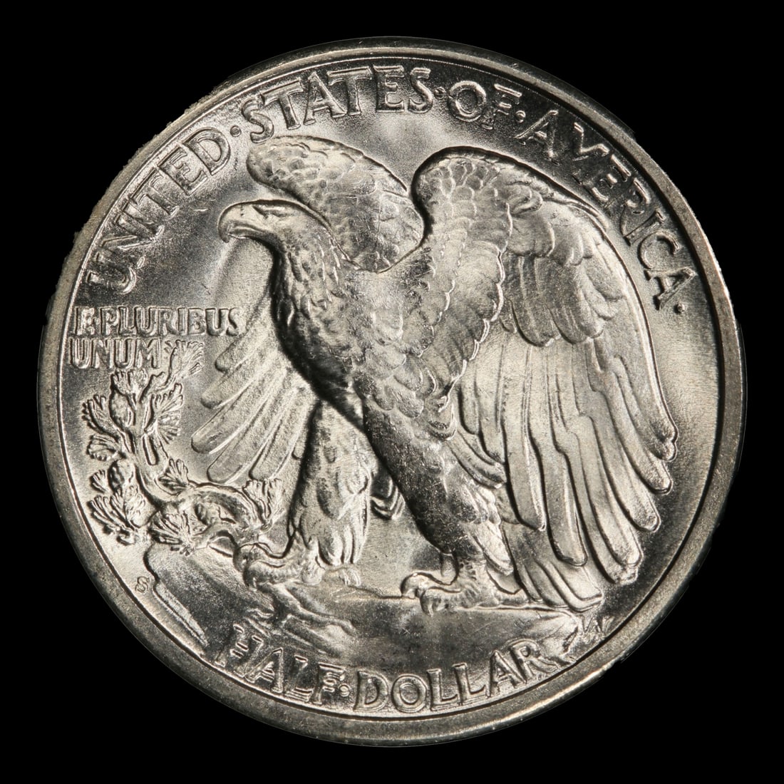 1943-s Walking Liberty Half Dollar 50c Grades ms65 - 3