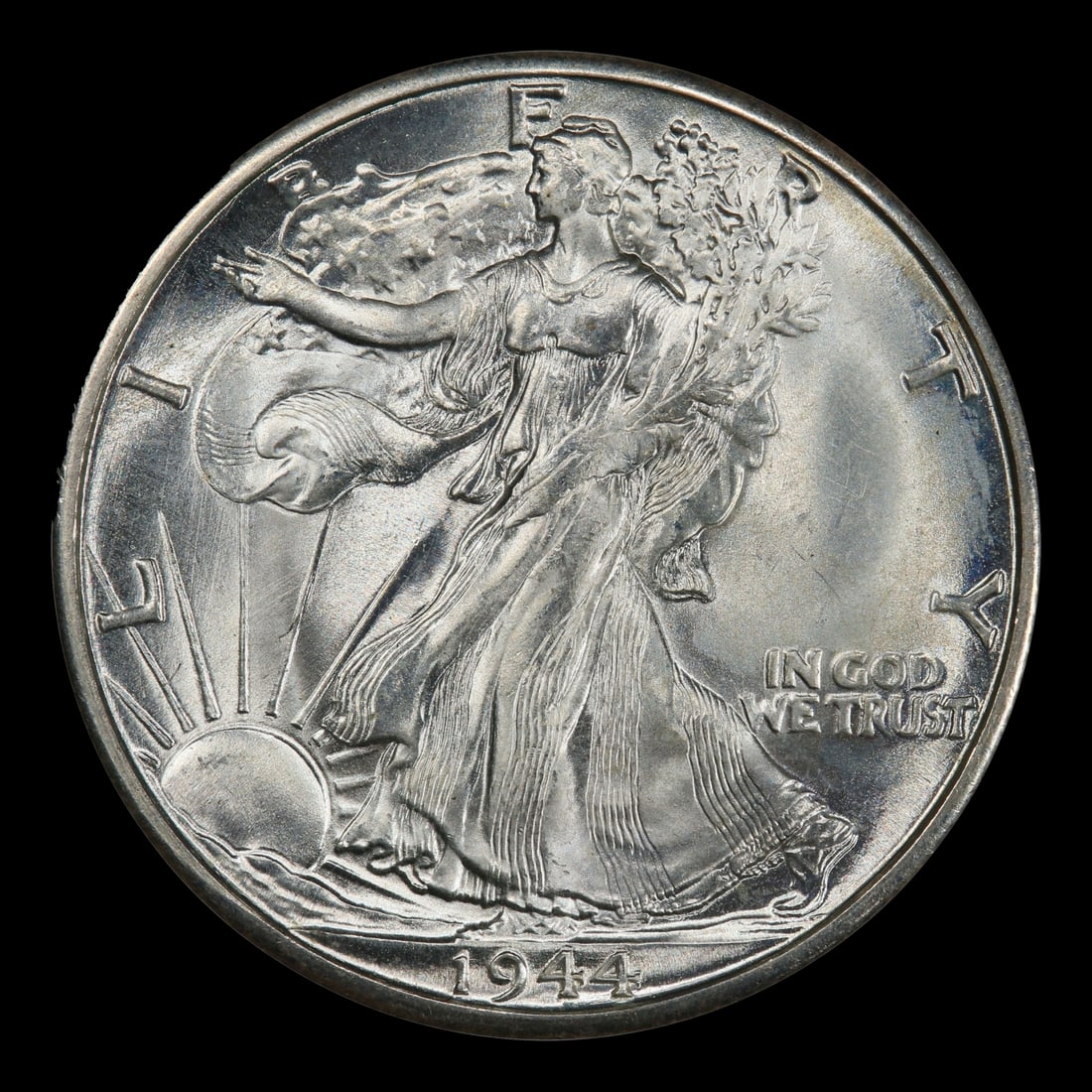 1944-d Walking Liberty Half Dollar 50c ms66+ SEGS - 2