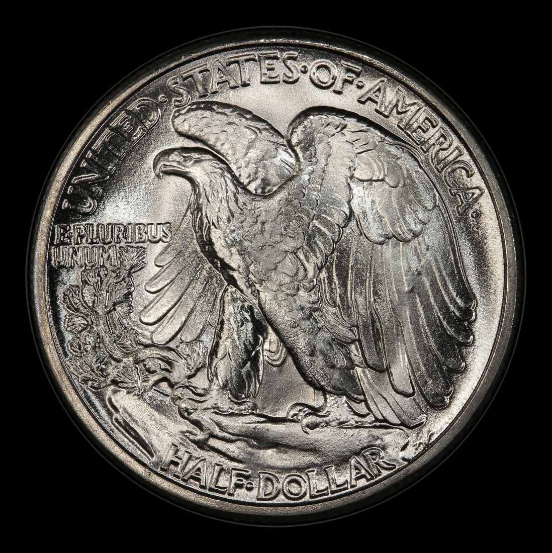 1944-p Walking Liberty Half Dollar Near Top Pop 50c ms67+ SEGS - 3