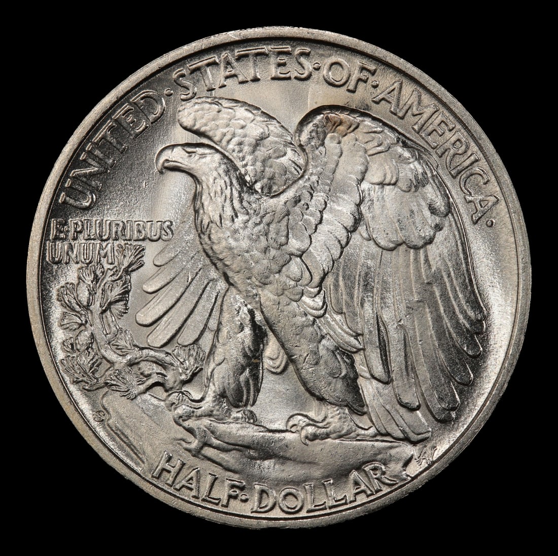 1945-s Walking Liberty Half Dollar 50c Grades ms66 - 3