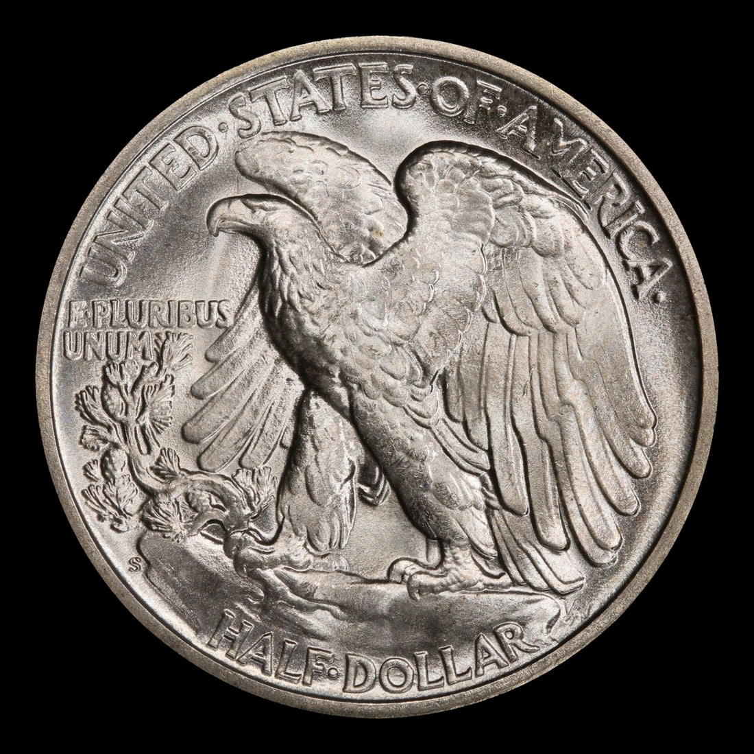 1946-s Walking Liberty Half Dollar Near Top Pop 50c ms66+ SEGS - 3