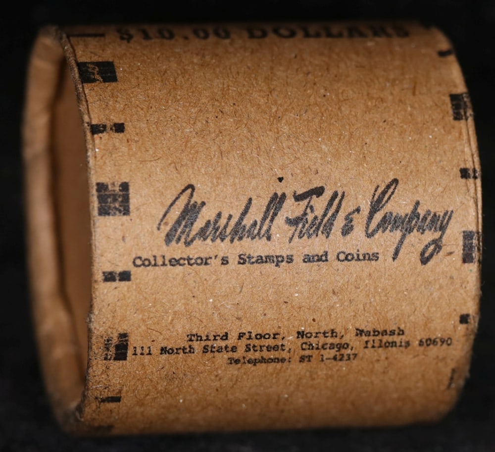 MARSHALL FIELDS 10 Coin Circ Peace $1 Roll Rare BLACK Lvl - 4