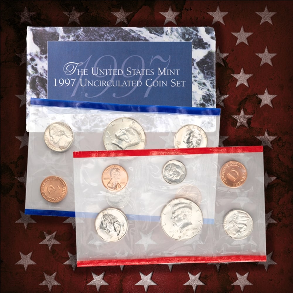 1990-1999 Full Decade Mint Set Run - 128 Coins, 10 Complete Sets - 9