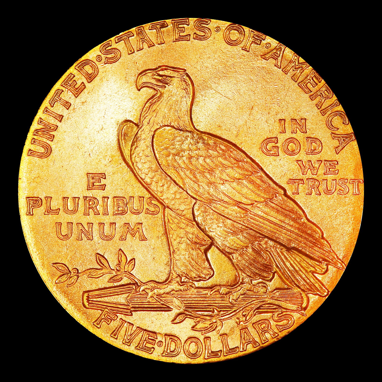 1909-p Gold Indian Half Eagle Near Top Pop! $5 ms66 SEGS - 3