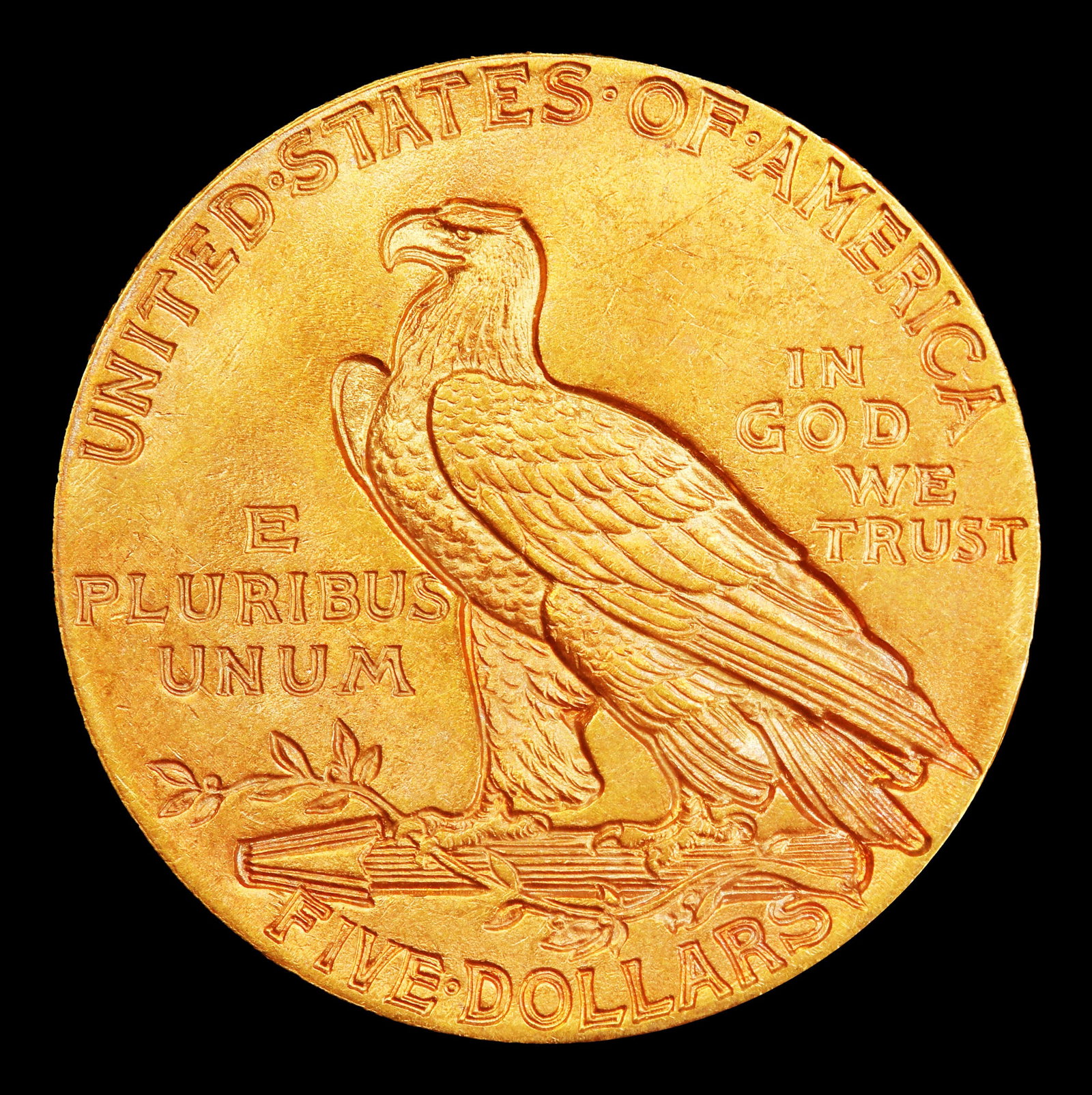 1911-p Gold Indian Half Eagle Near Top Pop! $5 ms65 SEGS - 3