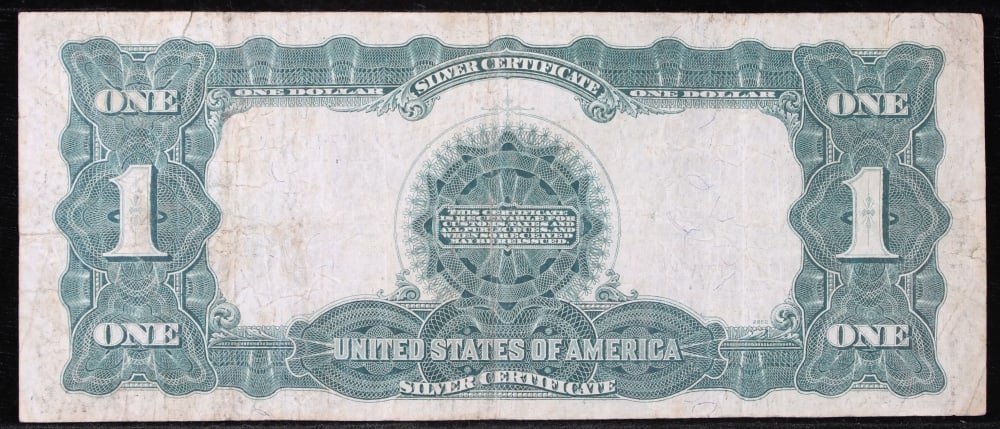 1899 $1 large size Silver Certificate "Black Eagle" Grades xf Signatures Speelman/White - 3