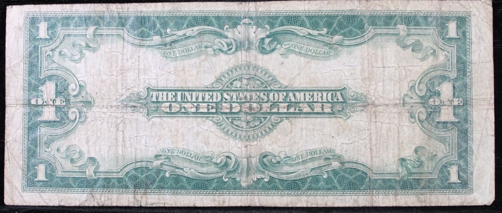 1923 $1 large size Silver Certificate Grades vf+ Signatures Speelman/White - 3