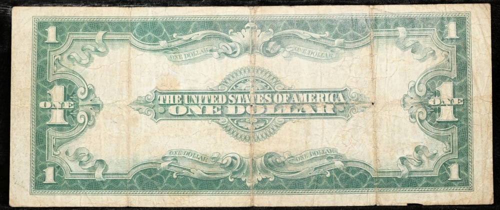 1923 $1 large size Silver Certificate Grades vf+ Signatures Speelman/White - 3