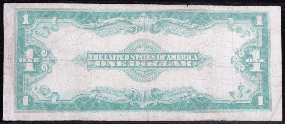 1923 $1 large size Silver Certificate Grades vf+ Signatures Woods/White - 3