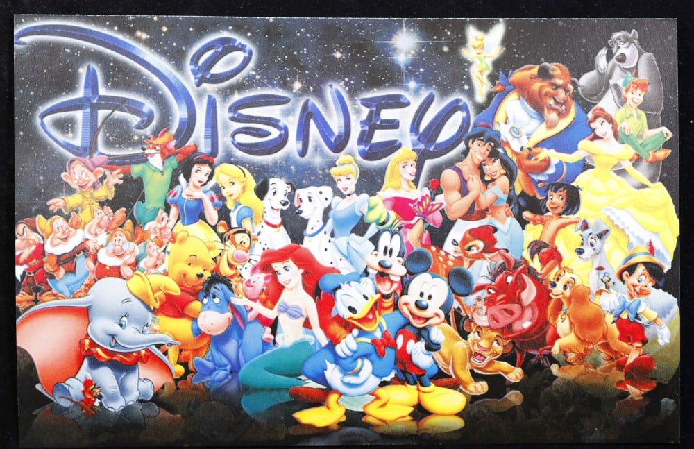 5 PC. Mickey Mouse Gold Plated Art Bar Collection In Custom Box W/ Special Backer card - 2