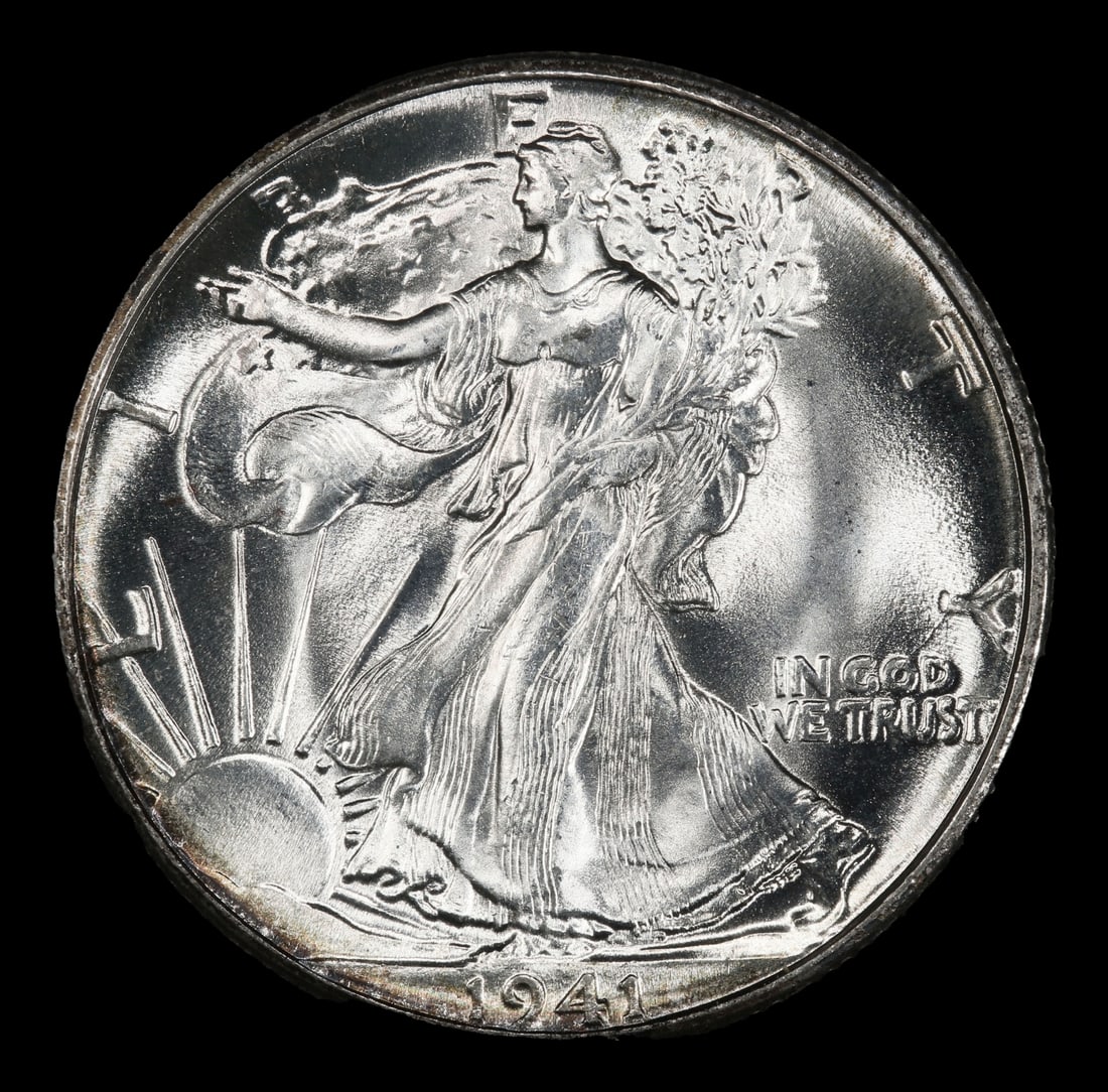 1941-p Walking Liberty Half Dollar 50c ms67 SEGS - 2