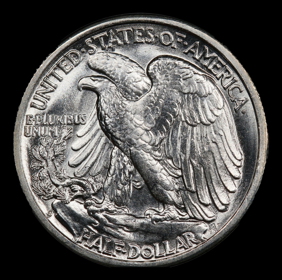 1941-s Walking Liberty Half Dollar Near Top Pop 50c ms67 SEGS - 3
