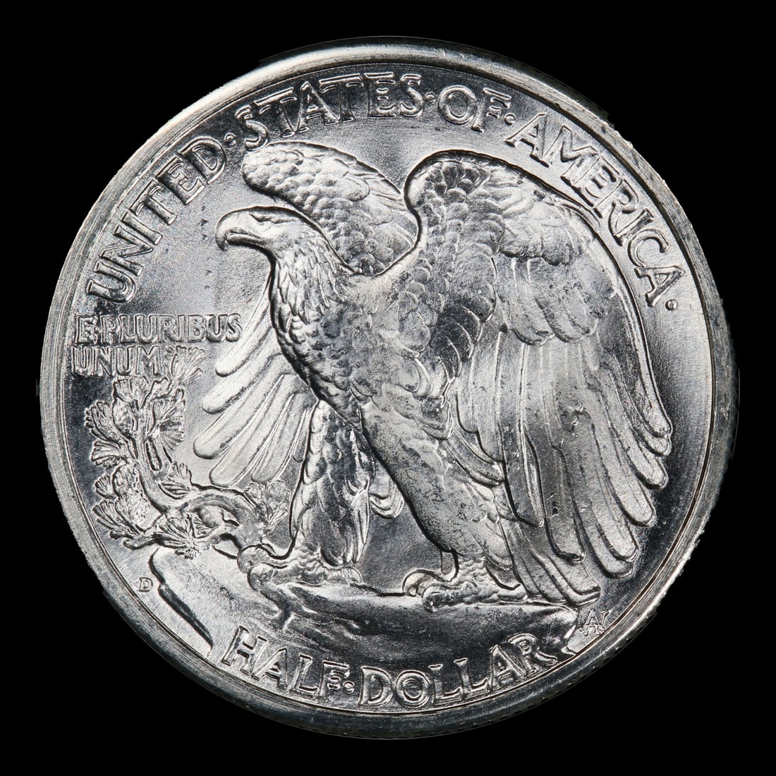 1942-d Walking Liberty Half Dollar Near Top Pop 50c ms67 SEGS - 3