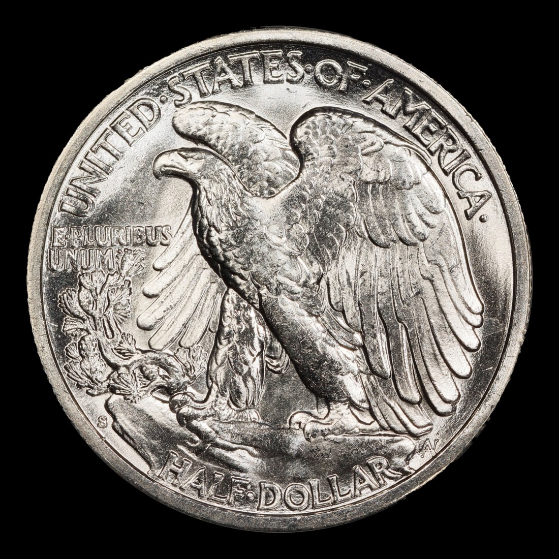 1942-s Walking Liberty Half Dollar 50c Grades ms66 - 3