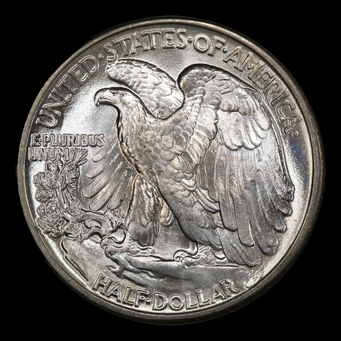 1944-p Walking Liberty Half Dollar Near Top Pop 50c ms67 SEGS - 3