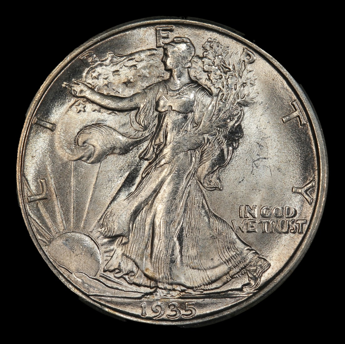 1945-p Walking Liberty Half Dollar 50c ms66+ SEGS - 2